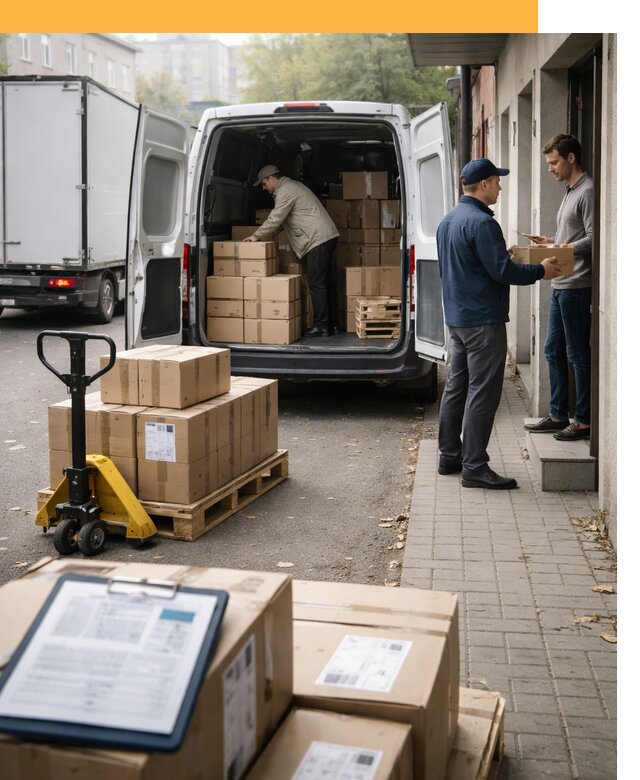 Доставка грузов от двери до двери с таможней от 48335 руб.