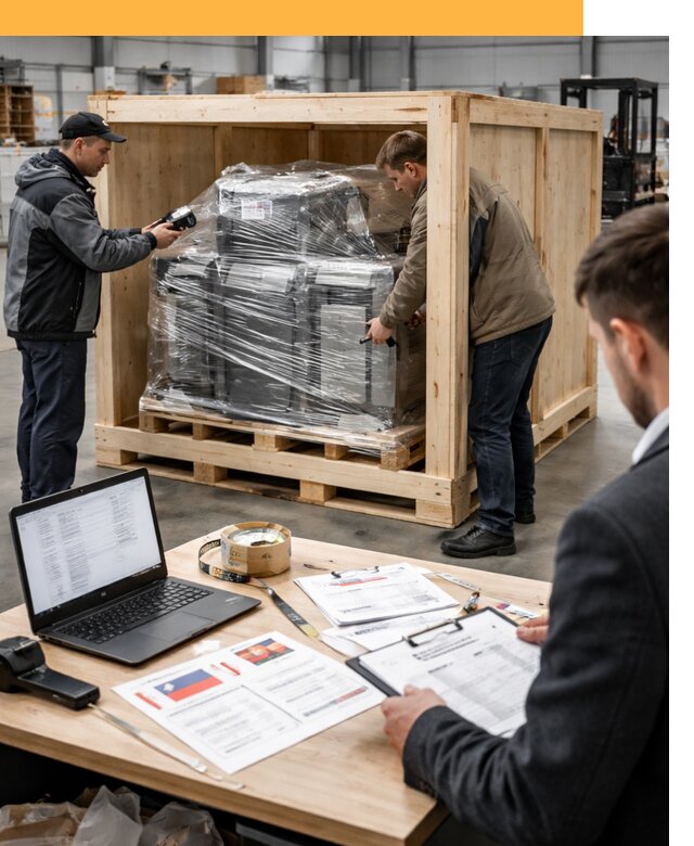 Доставка промышленного оборудования из США от 69817 руб