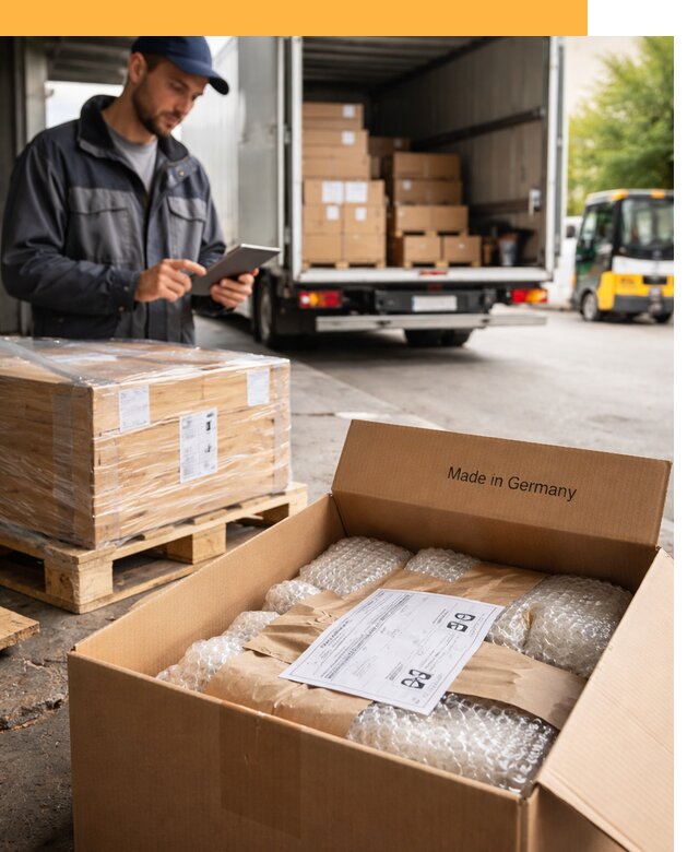 Доставка грузов из Германии от 48335 руб с таможенным оформлением