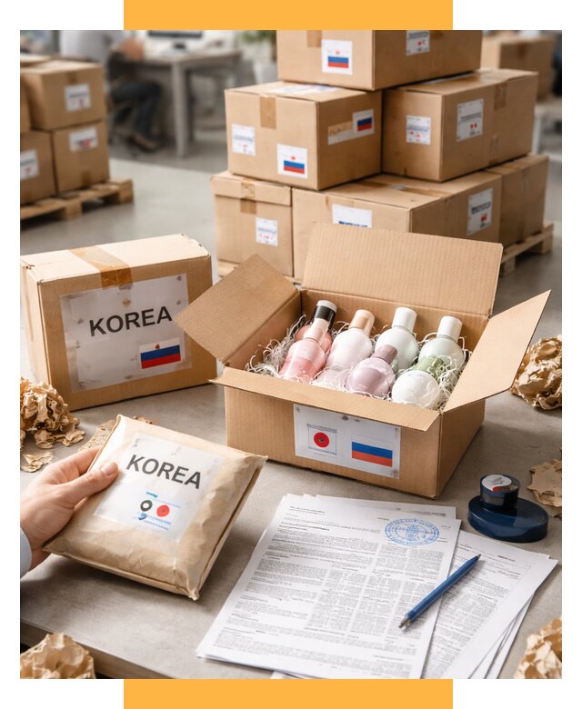 Доставка косметики из Кореи от 9130 р. под ключ | СетСервис-Врн
