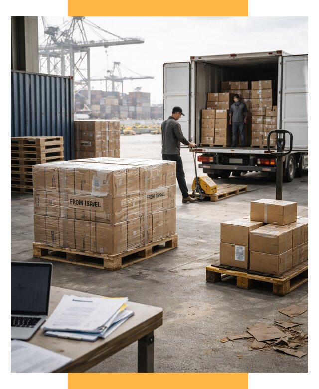 Доставка грузов из Израиля от 16112 р., логистика от СетСервис-Врн
