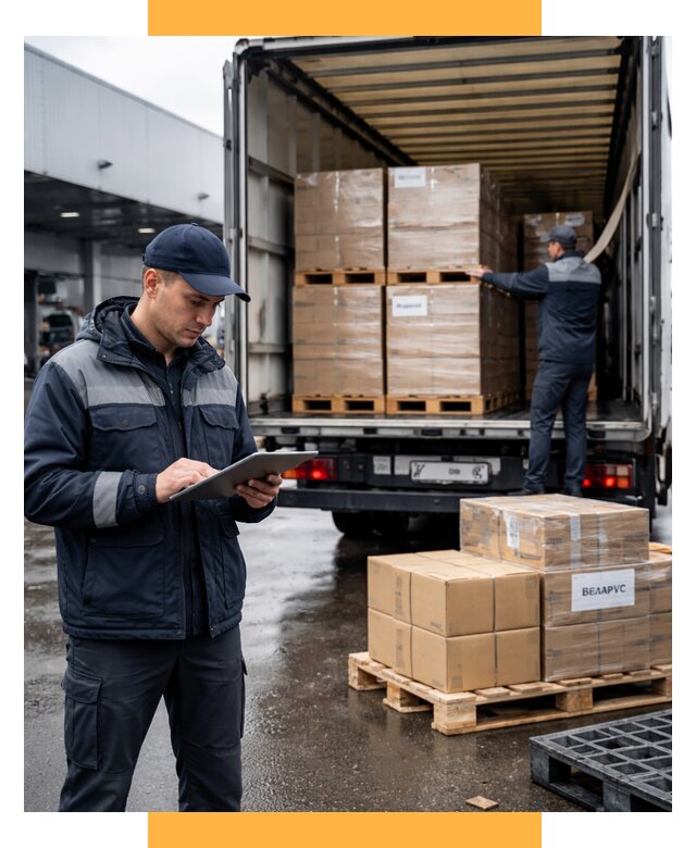 Доставка грузов из Беларуси от 16112 р. логистика СетСервис-Врн