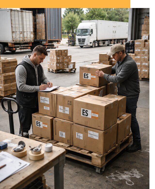 Доставка грузов в Испанию автотранспортом от 37594 руб