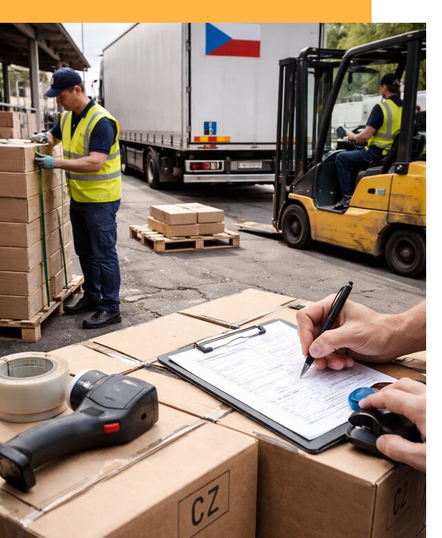 Доставка грузов в Чехию от 37594 руб, международные перевозки