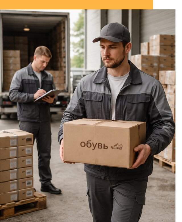 Международная перевозка обуви с таможенным оформлением от 4833