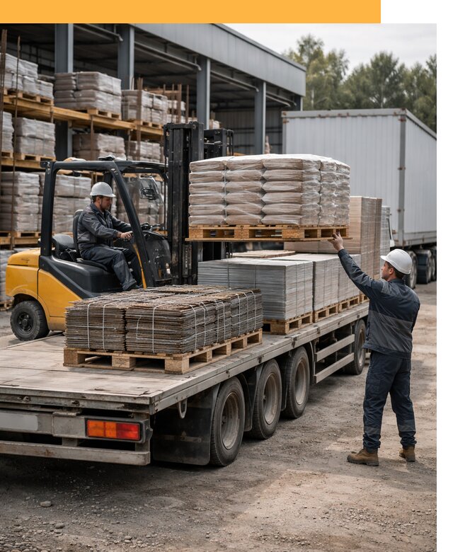 Перевозка строительных материалов по миру от 5908 руб