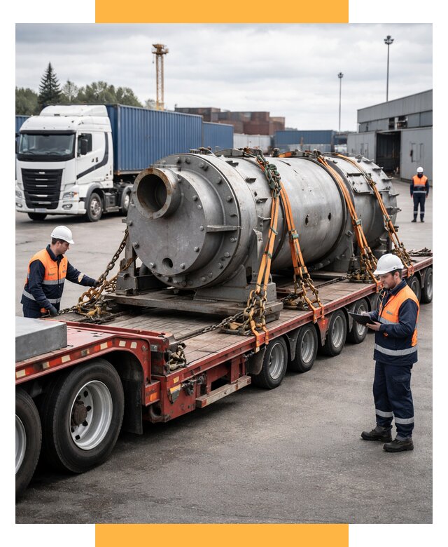 Перевозка тяжеловесных грузов под ключ от 161115 р. | СетСервис-Врн