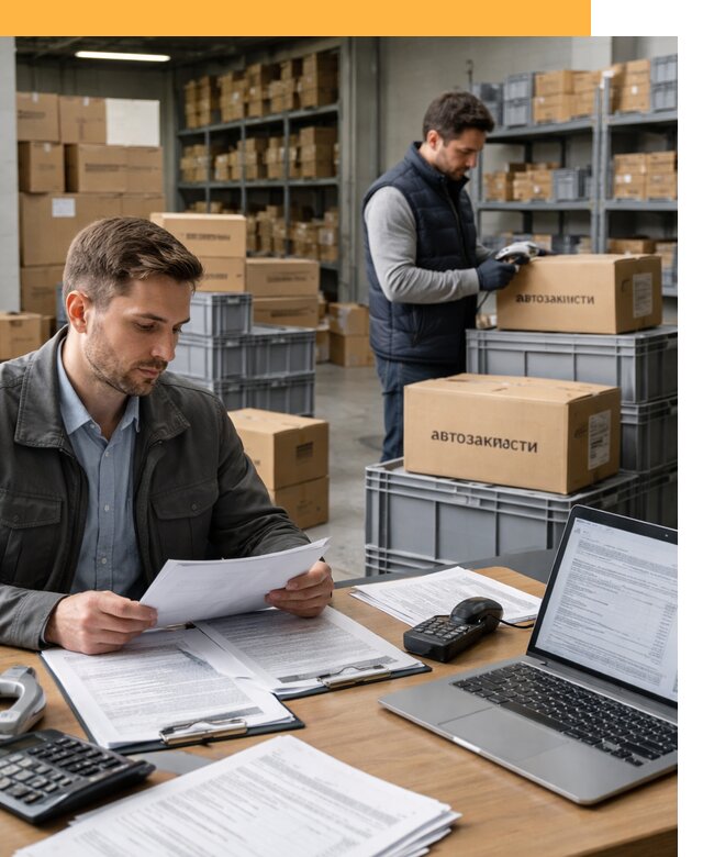 Таможенное оформление автозапчастей по выгодным тарифам от 9130