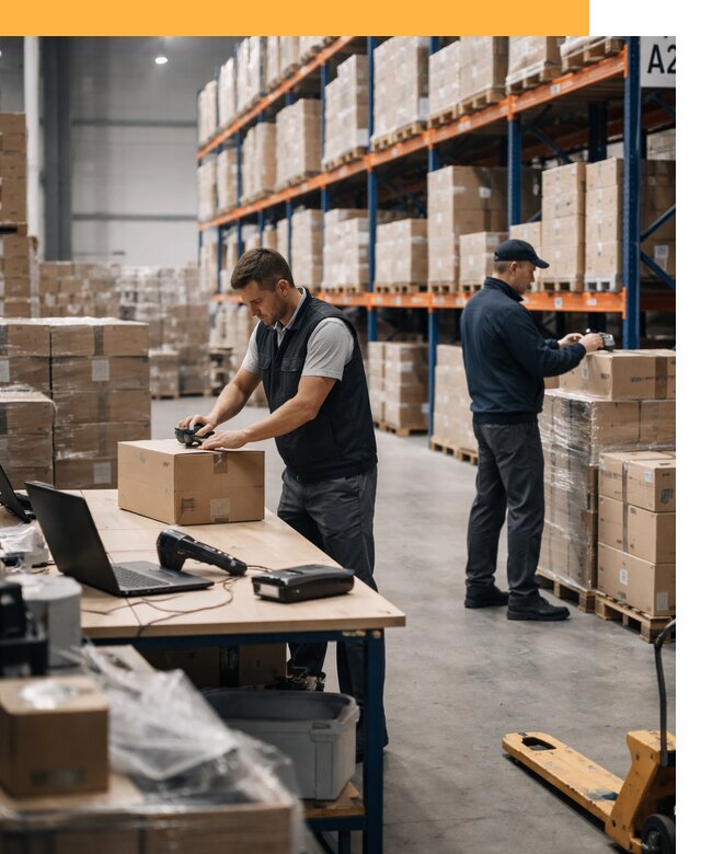 Склад консолидации в Европе: хранение, сортировка от 6982